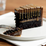image of salted caramel cake slice